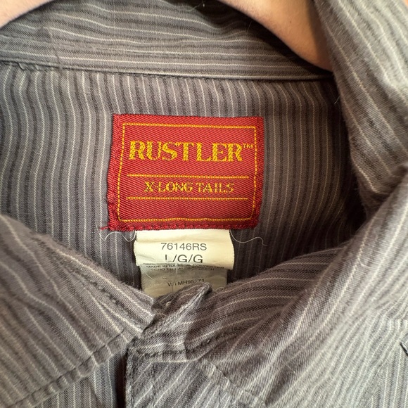 Vintage Rustler short sleeve pearl snap - Picture 9 of 9